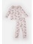 Yeni Sezon Kız Bebek Pijama Takımı Gökkuşağı Baskılı Uzun Kollu Üst Beli Lastikli Uzun Alt 3