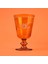 Nazenin 4'lü Ayaklı Su Bardağı Seti - Amber - 280 ml 3