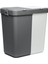Duo Laundry Çamaşır Sepeti - Antrasit / Beyaz - 80 Lt 2