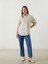 Yeni Sezon Beli Lastikli Straight Fit Kadin Jean Pantolon - S5LR84Z8 1
