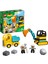 Duplo Inşaat Kamyon ve Paletli Kazıcı 10931-2 Yaş ve Üzeri Çocuklar Için Kazıcı ve Damperli Kamyon Içeren Eğitici Yapım Seti (20 Parça) 1