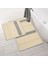 Frodo Natürel 2'li Banyo Paspası - Antrasit - 60X100 cm + 50X60 cm 2