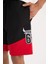 Yeni Sezon Defactofit Nba Chicago Bulls Standart Fit Düz Paça Şort 5