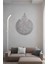Ayetel Kürsi Metal Duvar Tablosu Gri 70X90 cm 5