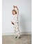 Yeni Sezon Erkek Bebek Pijama Takımı Dinazor Baskılı Uzun Kollu Üst Beli Lastikli Uzun Alt 1