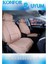 Renault Latitude Uyumlu Lüks Deri Oto Koltuk Kılıfı Ön Arka Set Bej Marjinal Model Mk 1