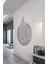 Ayetel Kürsi Metal Duvar Tablosu Gri 70X90 cm 4