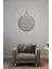 Ayetel Kürsi Metal Duvar Tablosu Gri 70X90 cm 7