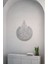 Ayetel Kürsi Metal Duvar Tablosu Gri 70X90 cm 9