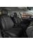 Oto Aksesuar Volvo S70 Uyumlu Deri Oto Koltuk Kılıfı Ön Arka Takım Giydirme Tip Siyah Beyaz Exclusıve Model Shn 1