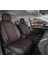 Renault Megane 4 Hb Uyumlu Yarı Deri Oto Koltuk Kılıfı Ön Arka Takım Siyah Kırmızı Mk 1