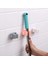 Duvar Tipi Mop & Paspas Tutucu 4'lü Set, Organizer, Banyo & Mutfak Düzenleyici, Yapışkanlı Montaj 1