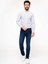 Erkek İndigo Slim Fit Uzun Kollu Gömlek 50202507-VR028 3
