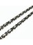 Çelik Kolye Kral Zincir Model 0.5 mm Kalınlık 55 cm Uzunluk Bizans Bağlantı Gümüş Silver Siyah Black 3