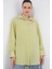 Çizgili Uzun Gömlek Tunik 5963 - E.yeşil 1