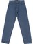 Fistan Store Kadın Buz Mavisi Yüksek Bel Rahat Kesim Boru Paça Boyfriend Jean Pantolon 1