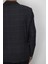 Fistan Store Erkek Kahverengi Kareli Klasik Kesim Normal Kalıp Çift Düğme Büyük Beden Blazer Ceket 5