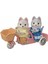 Nessi World 5637 Sylvanian Families Tandem Bisiklet ve Haskiler +3 Yaş 3