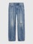 Erkek Mavi %100 Organik Pamuk '90s Loose Washwell Jean Pantolon 6
