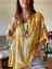 Batik Desen Oversize Ithal Keten Gömlek 4