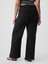 Kadın Siyah High Rise Stride Wide-Leg Jean Pantolon 5