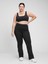 Kadın Siyah GapFit Sky Yüksek Bel Flare Legging Tayt 8