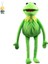 Yeşil Kurbağa Bebek El Kukla Yeşil Kurbağa Okul Çantası Peluş Oyuncak Bebek Ventriloquism Performans Sahne Hediyeleri (Yurt Dışından) 1