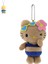 Hawaii Siyah Deri Kedi Jingle Yumurta Sarısı Kardeş Anahtarlık Yumurta Sarısı Kardeş Peluş Bebek Kolye (Yurt Dışından) 1