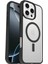 iPhone 16 Pro Max Uyumlu Sleek Serisi Magsafe Kılıf, Darbeye ve Düşmeye Karşı Koruyucu Ultra Ince Koruyucu Kılıf, Şeffaf/siyah, 1