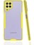 Galaxy M32 Kılıf F10T Parfe Kapak-Sarı 1