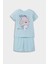Kız Bebek Pijama Takımı Anime Baskılı Kısa Kollu Penye Üst Beli Lastikli Şort E1554A525HS 1