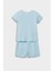 Kız Bebek Pijama Takımı Anime Baskılı Kısa Kollu Penye Üst Beli Lastikli Şort E1554A525HS 4