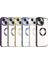 Apple iPhone 15 Kılıf Kamera Korumalı Logo Gösteren F10T Omega Kapak-Siyah 2