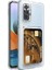 Xiaomi Redmi Note 10 Pro Kılıf Kartlıklı Şeffaf F10T Setra Clear Silikon Kapak-Renksiz 2