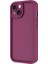 Apple iPhone 14 Kılıf Kamera Korumalı F10T Ananas Kapak-Pembe Koyu 4