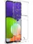 Galaxy M22 Kılıf Kartlıklı Şeffaf F10T Setra Clear Silikon Kapak-Renksiz 1