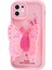 Apple iPhone 12 Kılıf Kamera Korumalı Figür Tasarımlı F10T Kapya Kapak-Pembe Açık 5