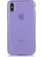 iPhone x Uyumlu F10T Mun Silikon-Mor 1