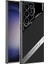Galaxy S23 Ultra Kılıf Kamera Korumalı Suni Deri Tasarım F10T Yeni Seri Procase Kapak-Siyah 1
