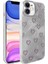 iPhone 11 Kılıf Kamera Korumalı Figürlü F10T Ponti Silikon Kapak - Beyaz 1