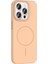 iPhone 15 Pro Kılıf Magsafe Şarj Özellikli F10T Ruby Silikon Kapak - Gri 3