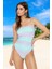 Yüzme Kıyafeti Straplez Tasarım Mayo Swimsuit Şık Detaylı Özel Banyo 2