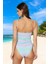 Yüzme Kıyafeti Straplez Tasarım Mayo Swimsuit Şık Detaylı Özel Banyo 3