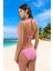 Tasarım Bikini Takımı Ergonomik Kesim Şık Detaylı Esnek Kumaş Uv Korumalı Su Sporları Için 3
