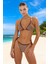 Tasarım Bikini Takımı Ergonomik Kesim Yüksek Konfor Esnek Kumaş Özel Uv Korumalı 1