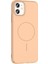 iPhone 11 Kılıf Magsafe Şarj Özellikli F10T Ruby Silikon Kapak - Gri 5