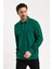 Erkek Polo Yaka Comfort Uzun Kollu Basic Vişne Tişört 3