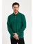 Erkek Polo Yaka Comfort Uzun Kollu Basic Vişne Tişört 4