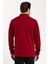 Erkek Polo Yaka Comfort Uzun Kollu Basic Vişne Tişört 5