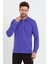 Erkek Polo Yaka Comfort Uzun Kollu Basic Vişne Tişört 2